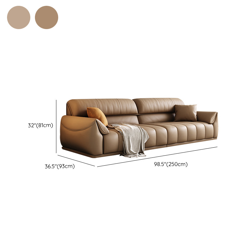 Contemporary Sectional with Pillow Top Arm Living Room Sectional sofa