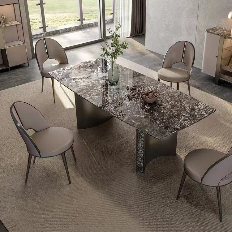 Indoor Contemporary Faux Leather Upholstered Armless Side Dining Chair
