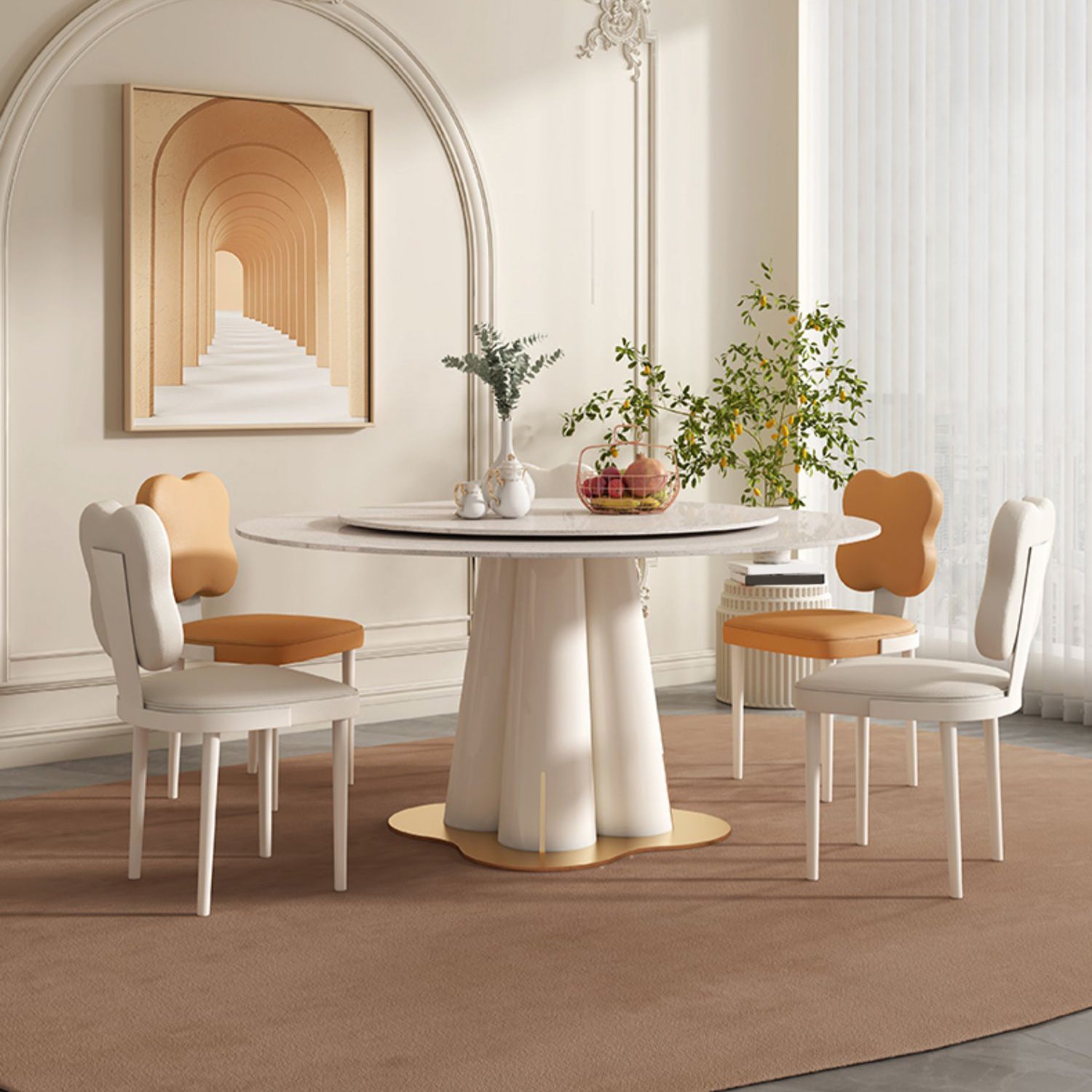 Contemporary Indoor Faux Leather Upholstered Armless Side Dining Chair