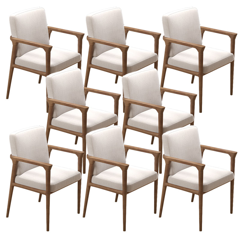 Contemporary Dining Room Solid Wood Open Back Side Dining Chair