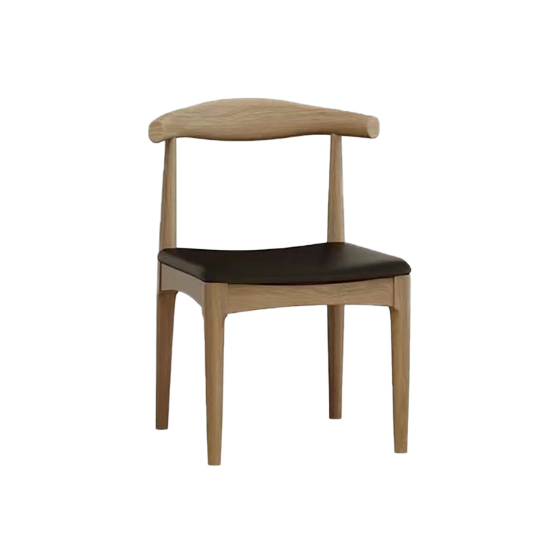 Contemporary Dining Room Solid Wood Open Back Side Dining Chair