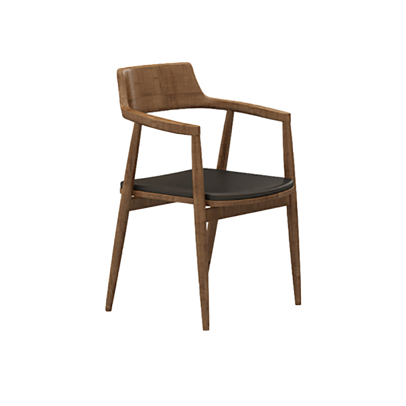 Contemporary Dining Room Solid Wood Open Back Side Dining Chair