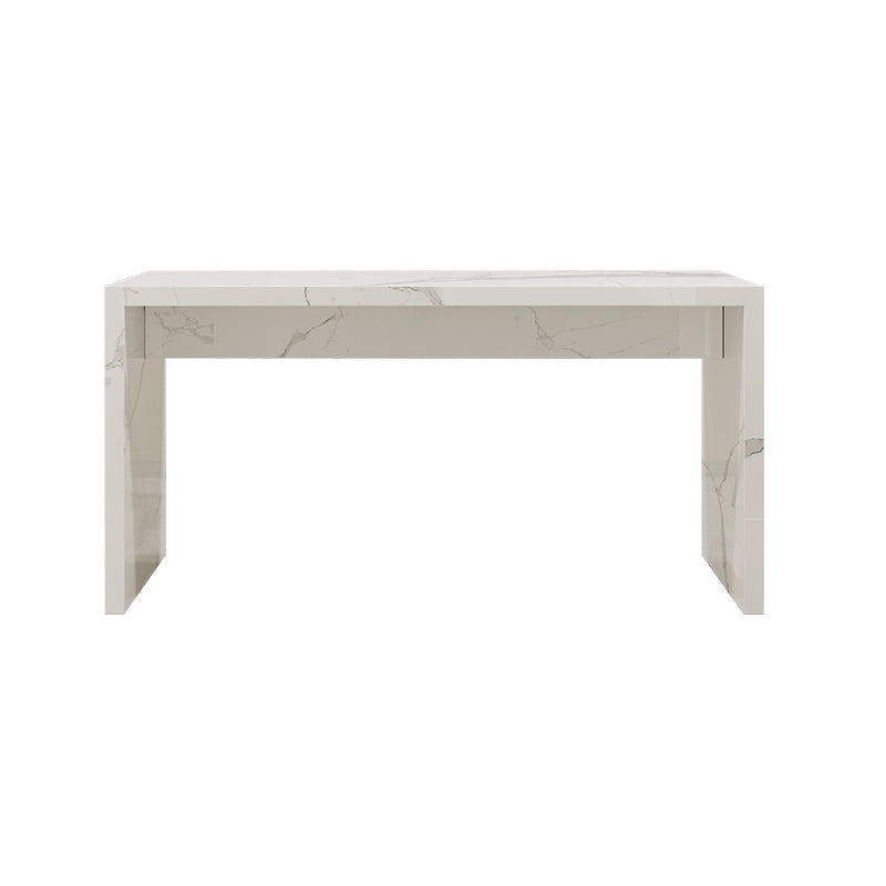 Contemporary Living Room Rectangle Double pedestal Bar Dining Table