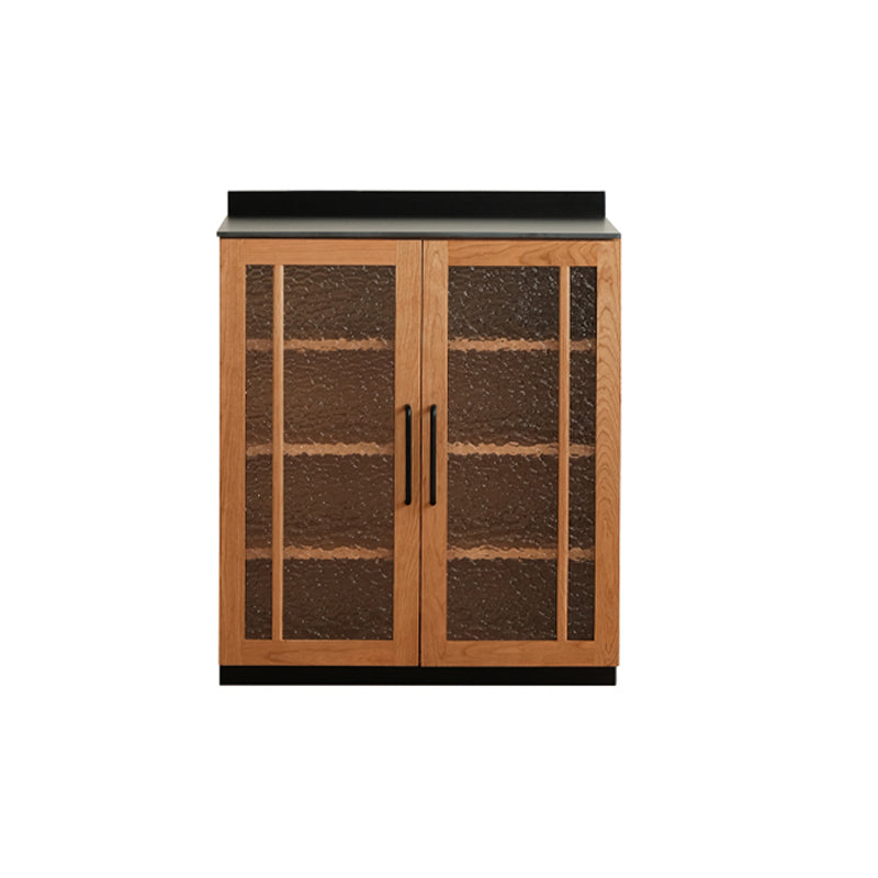 Modern & Contemporary Solid Wood Sideboard Cabinet with Cabinets and Drawers