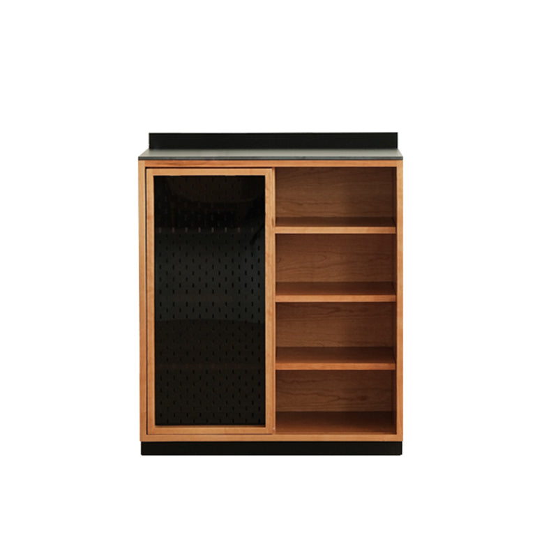 Modern & Contemporary Solid Wood Sideboard Cabinet with Cabinets and Drawers