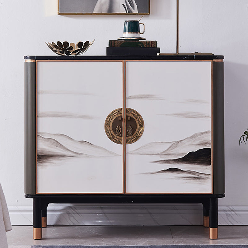Modern & Contemporary Style Wood Buffet Sideboard with Cabinets