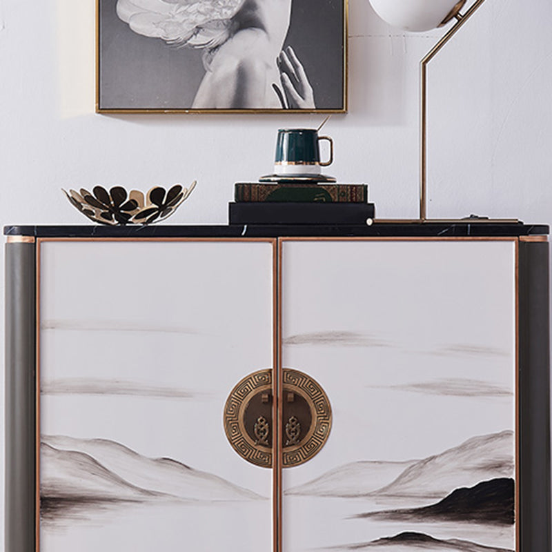 Modern & Contemporary Style Wood Buffet Sideboard with Cabinets