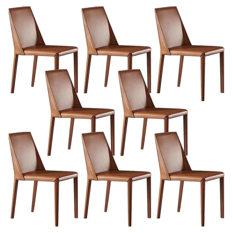Modern Faux Leather Dining and Accent Chairs for Dining Room