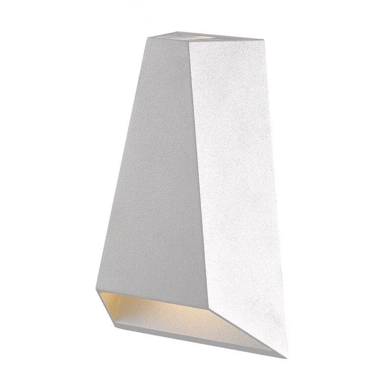 Modern Simple Wall Mount Lamp 2 Lights with Glass Shade for Garden