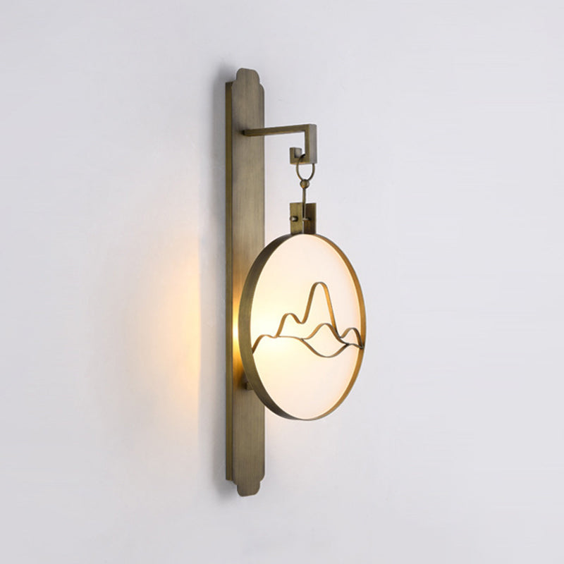 Modern Unique Shape Wall Light Sconces Metal 1 Light Wall Lighting Fixtures