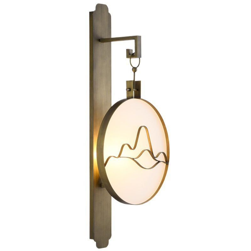 Modern Unique Shape Wall Light Sconces Metal 1 Light Wall Lighting Fixtures