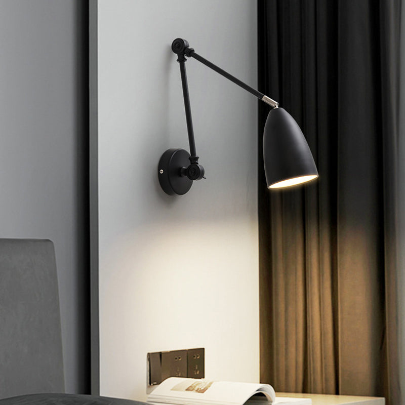 Modern Simple Shape Wall Light Sconces Metal 1 Light Wall Lighting Fixtures for Bedroom