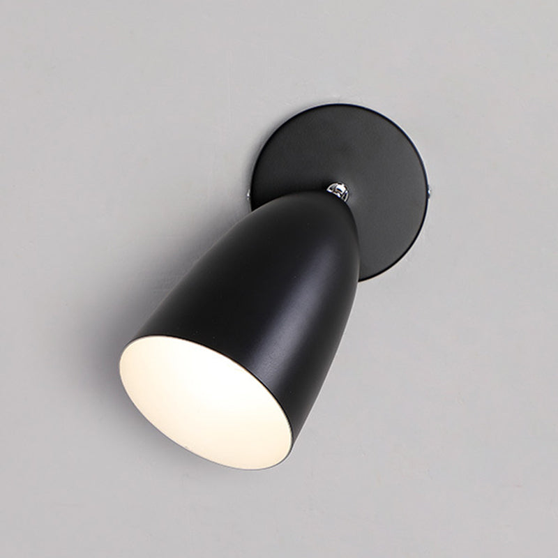 Modern Simple Shape Wall Light Sconces Metal 1 Light Wall Lighting Fixtures for Bedroom