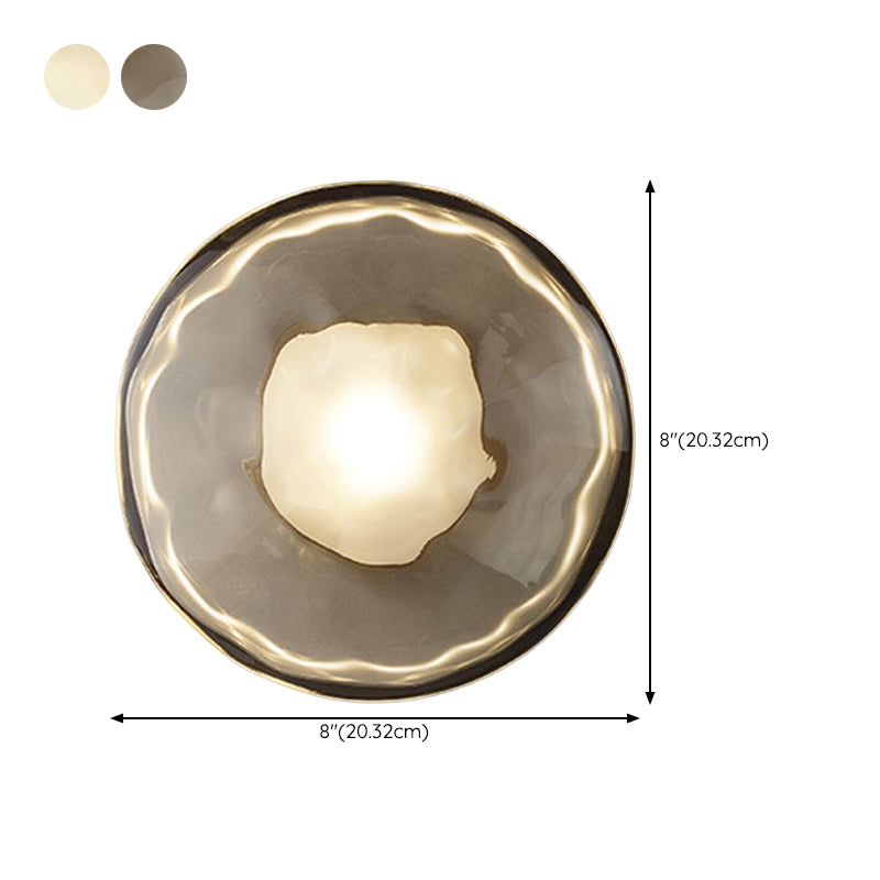 Modern Wall Light Sconces Glass Wall Lighting Fixtures for Living Room