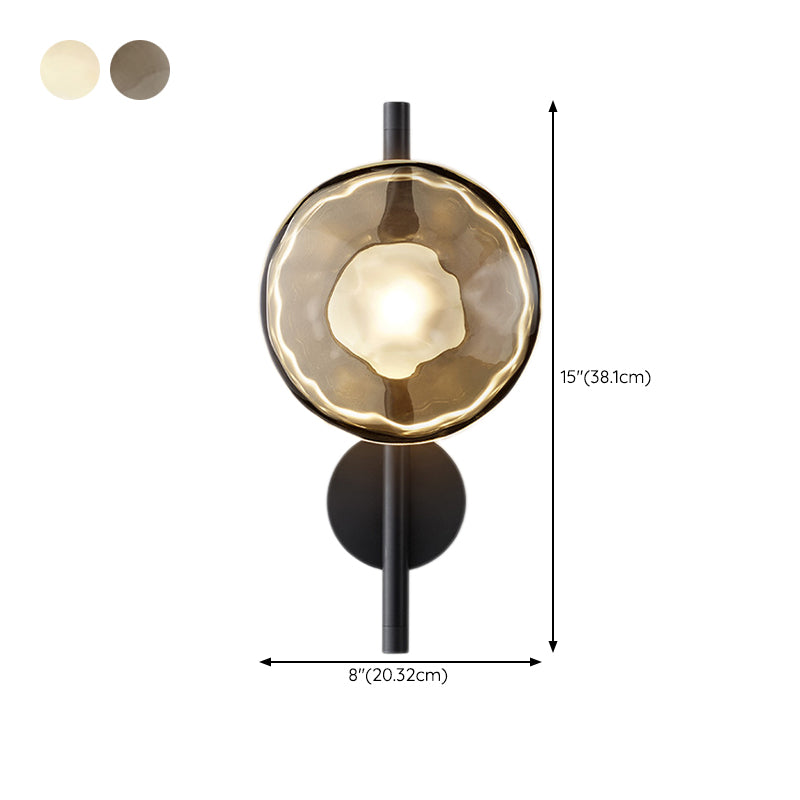Modern Wall Light Sconces Glass Wall Lighting Fixtures for Living Room
