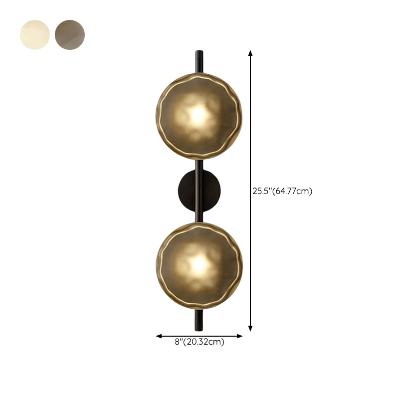 Modern Wall Light Sconces Glass Wall Lighting Fixtures for Living Room