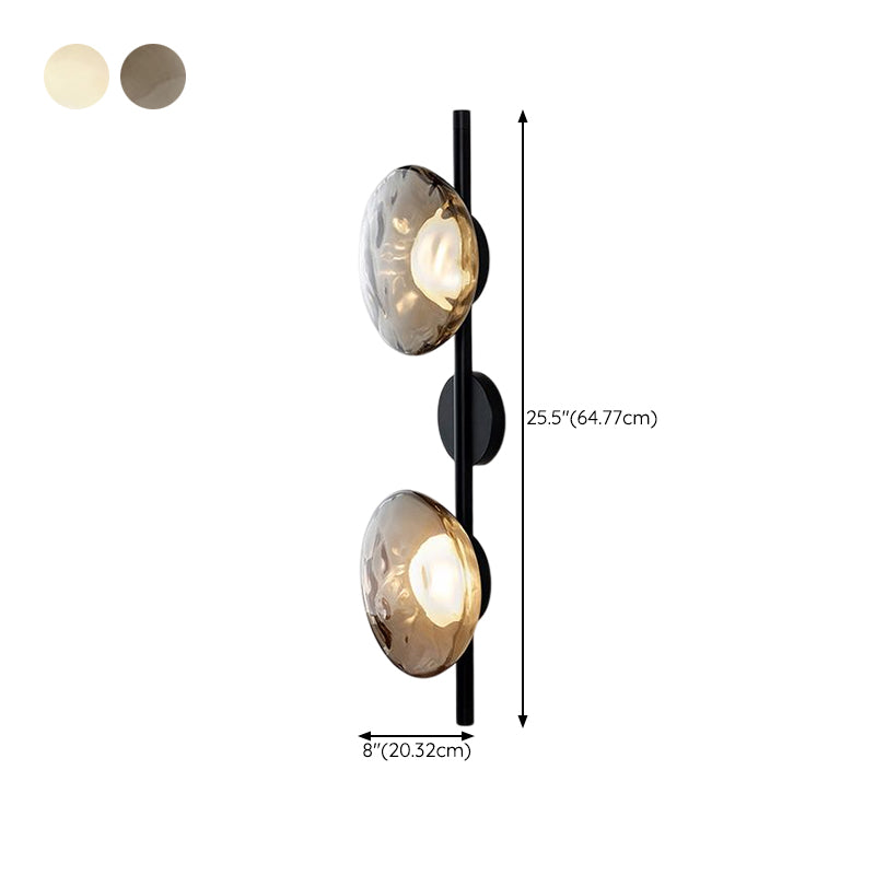 Modern Wall Light Sconces Glass Wall Lighting Fixtures for Living Room
