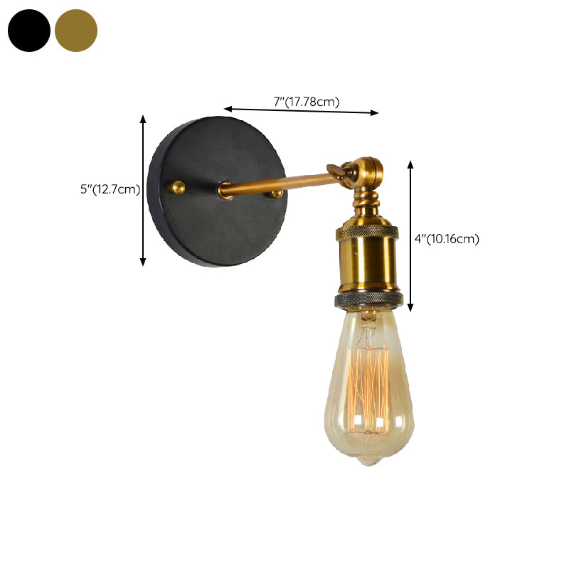 Postmodern Style Minimalist Metal Wall Light Sconce for Washroom