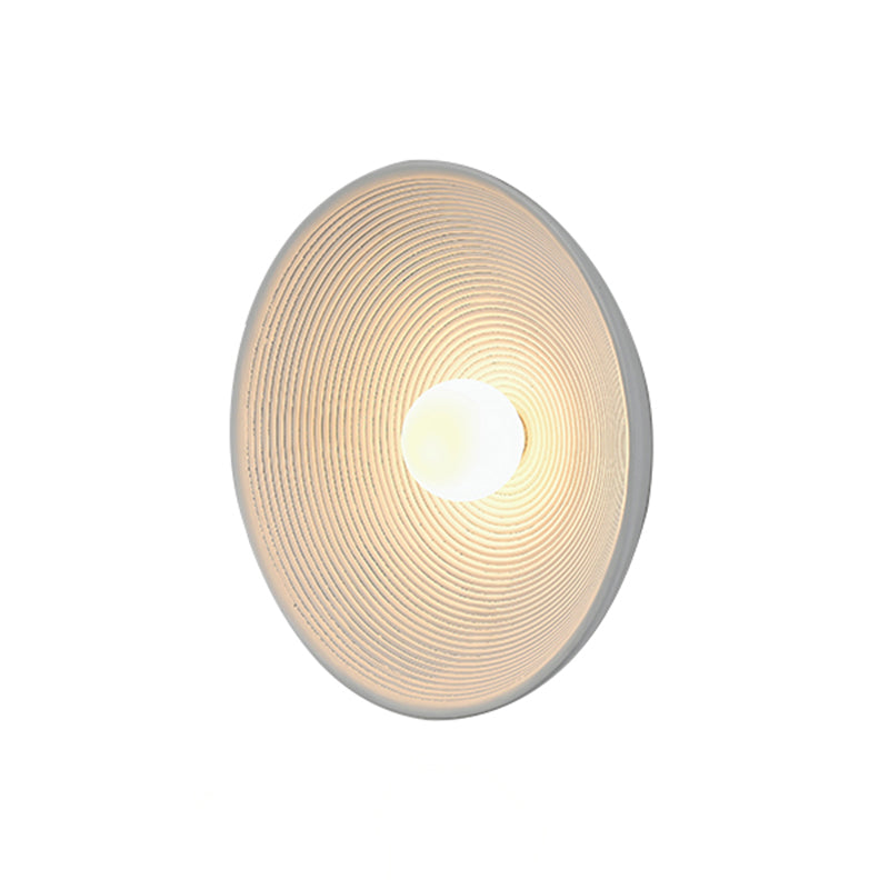 Nordic Style Wall Light Dome Shape Wall Lamp with Glass Shade for Bedroom