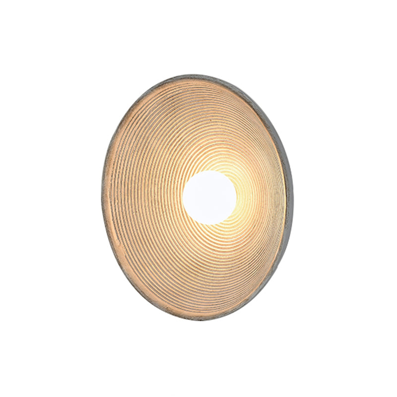 Nordic Style Wall Light Dome Shape Wall Lamp with Glass Shade for Bedroom