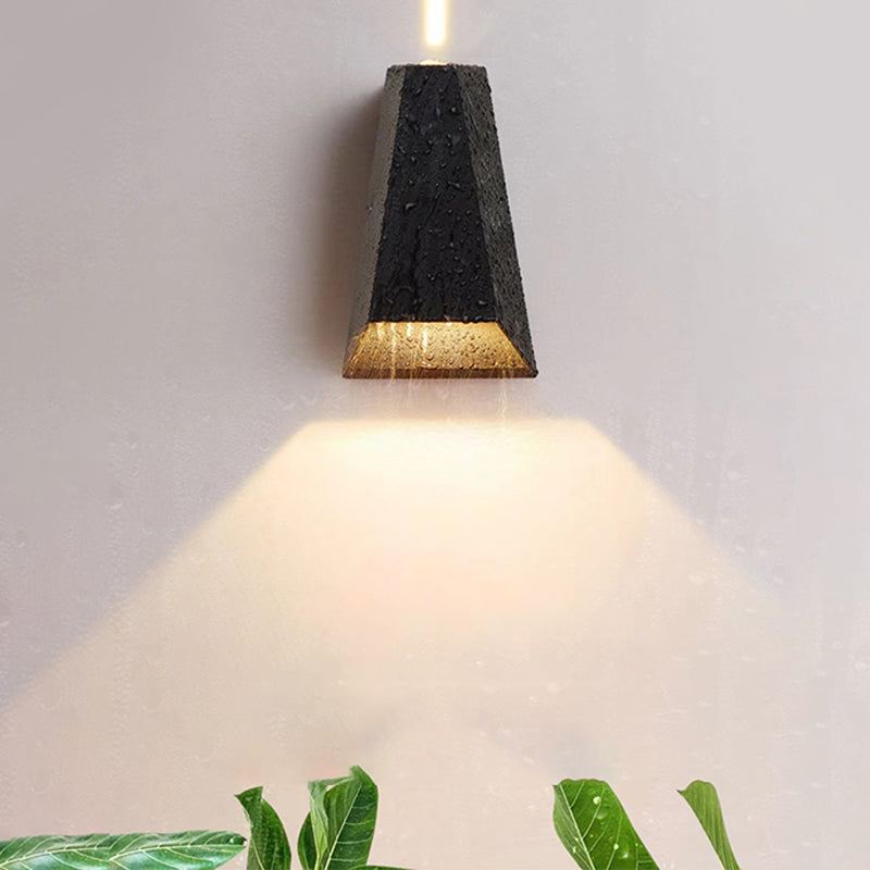 Nordic Style Aluminum Wall Light Trapezoid Shape LED Wall Lamp for Outdoor