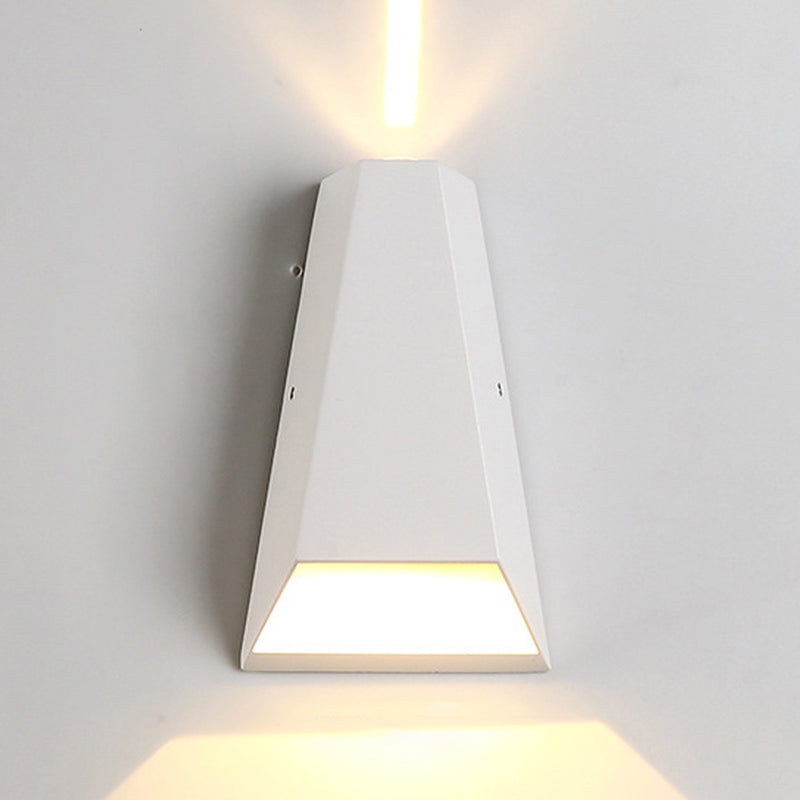 Nordic Style Aluminum Wall Light Trapezoid Shape LED Wall Lamp for Outdoor