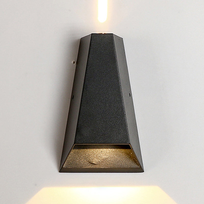 Nordic Style Aluminum Wall Light Trapezoid Shape LED Wall Lamp for Outdoor