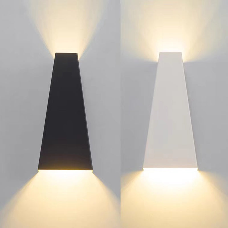 Nordic Style Aluminum Wall Light Trapezoid Shape LED Wall Lamp for Outdoor
