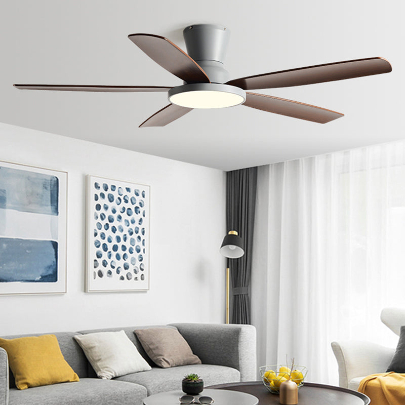Minimalist Ceiling Fan Light Fixture Household LED Ceiling Lamp for Living Room