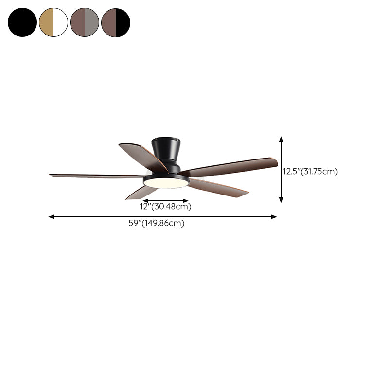 Minimalist Ceiling Fan Light Fixture Household LED Ceiling Lamp for Living Room