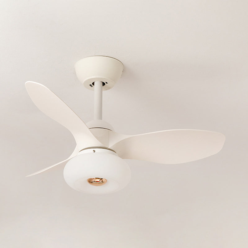 Fan Shape Metal Ceiling Fans Modern Style 1-Light Ceiling Fan Fixtures