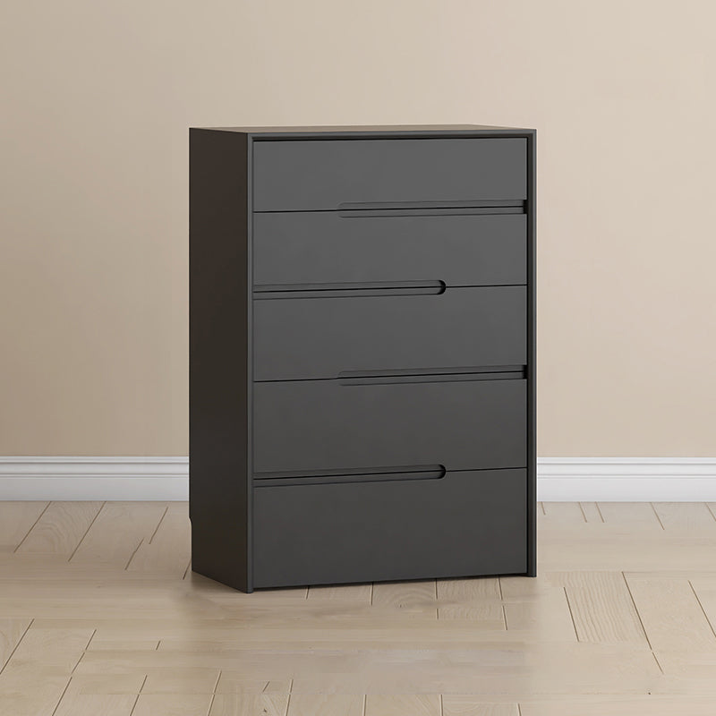Scandinavian Vertical Storage Chest with Soft-Close Drawers for Home