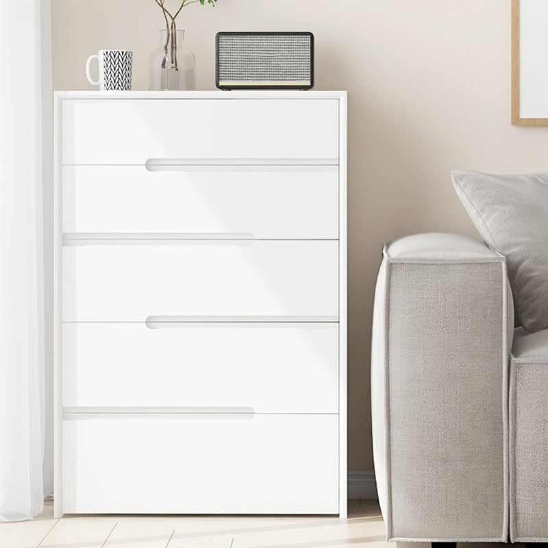 Scandinavian Vertical Storage Chest with Soft-Close Drawers for Home