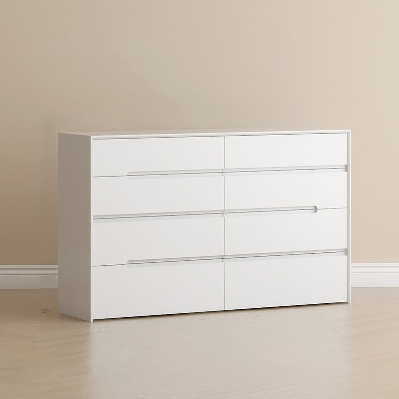 Modern Horizontal Storage Chest with 8 Soft-Close Drawers for Home