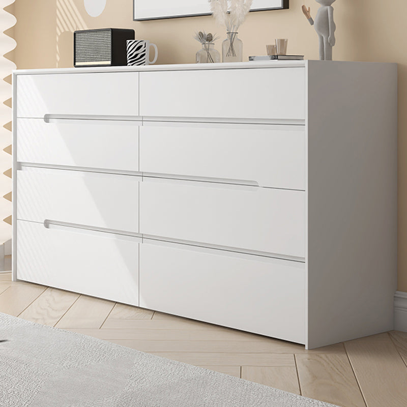 Modern Horizontal Storage Chest with 8 Soft-Close Drawers for Home