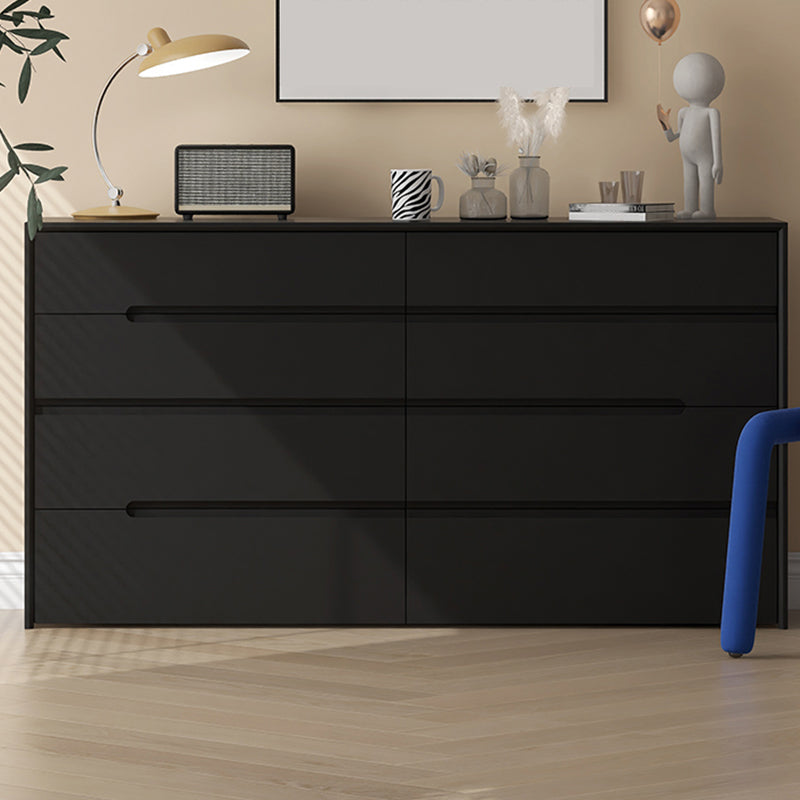 Modern Horizontal Storage Chest with 8 Soft-Close Drawers for Home