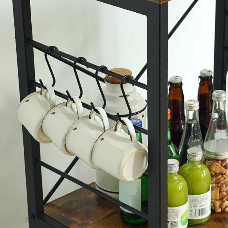 Mid Century Modern Bookcase Shelves Included for Home Office