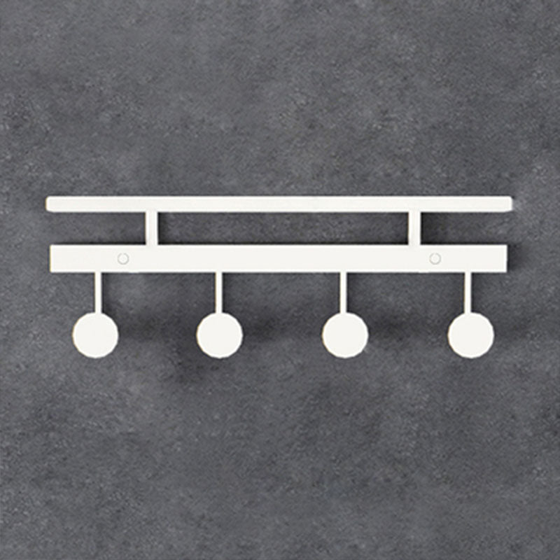 Modern Metal Entryway Kit Wall Mounted Coat Hanger with Hooks