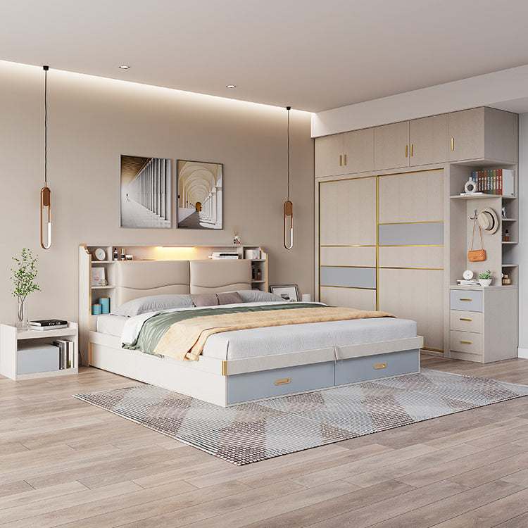 Sliding Wardrobe Closet with Shelves Contemporary Wardrobe Cabinet