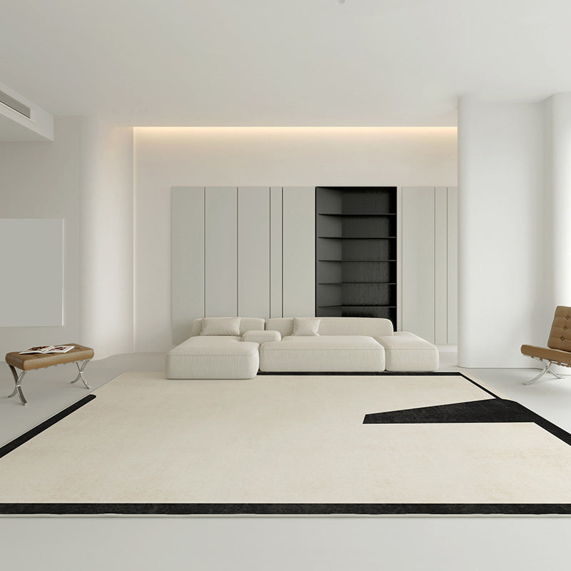 French Minimalist Rugs Indoor Rugs Non-slip Carpet for Bedroom and Living Room
