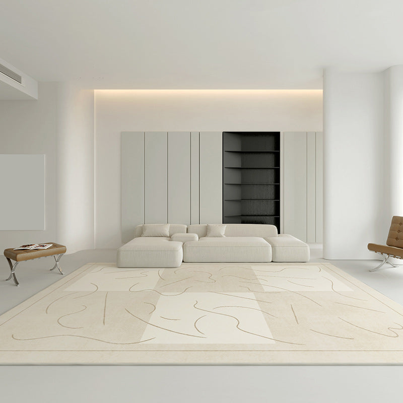 French Minimalist Rugs Indoor Rugs Non-slip Carpet for Bedroom and Living Room