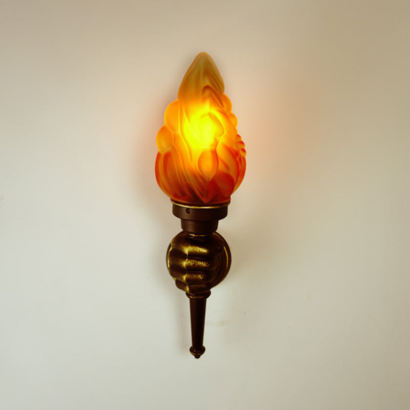 1 Light Geometric Wall Light Fixture Contemporary for Living Room
