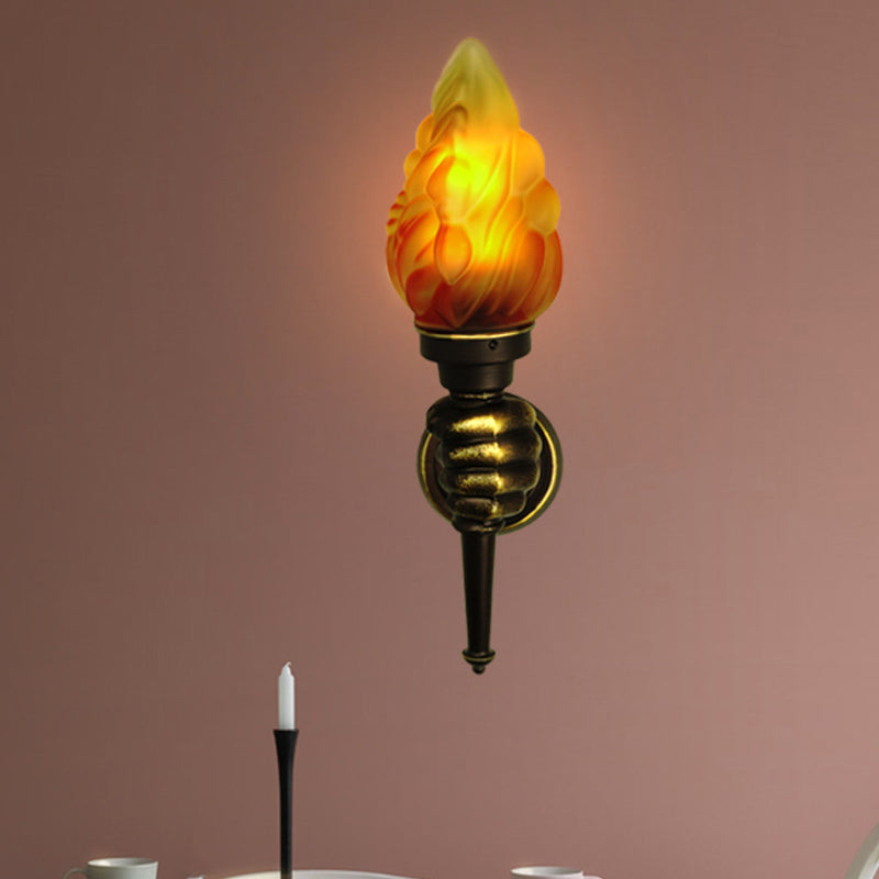 1 Light Geometric Wall Light Fixture Contemporary for Living Room
