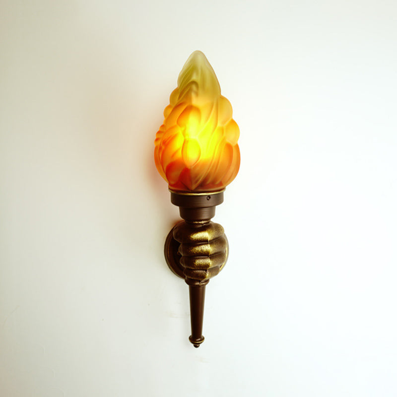 1 Light Geometric Wall Light Fixture Contemporary for Living Room