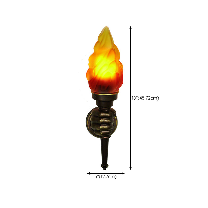 1 Light Geometric Wall Light Fixture Contemporary for Living Room
