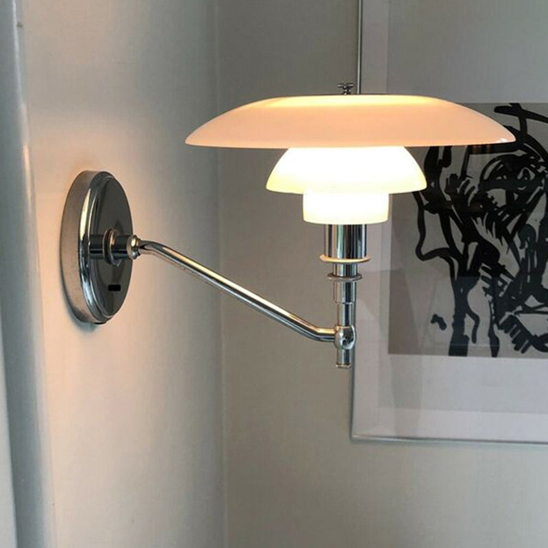 Modern Unique Shape Wall Light Sconces Glass 1 Light Wall Lighting Fixtures for Dining Room