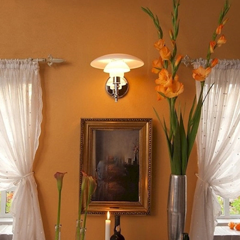 Modern Unique Shape Wall Light Sconces Glass 1 Light Wall Lighting Fixtures for Dining Room