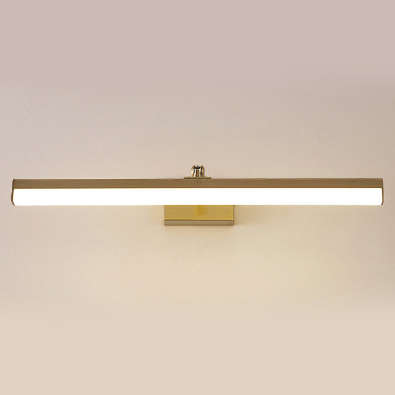 Modern Style Wall Light Sconce with Acrylic Shade for Washroom