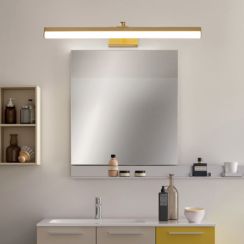 Modern Style Wall Light Sconce with Acrylic Shade for Washroom