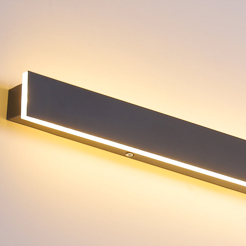 Contemporary Linear LED Wall Vanity Lights for Powder Room Washroom